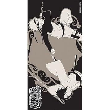Naruto Shippuden Naruo Vs Sasuke Serviette De Plage Amazon
