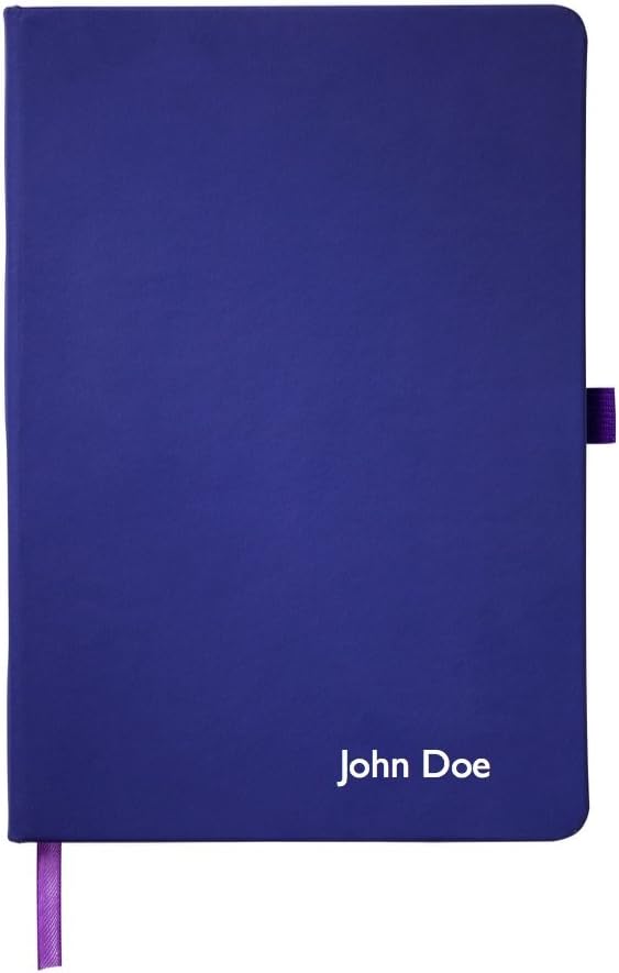 Blue Personalised A5 Note book
