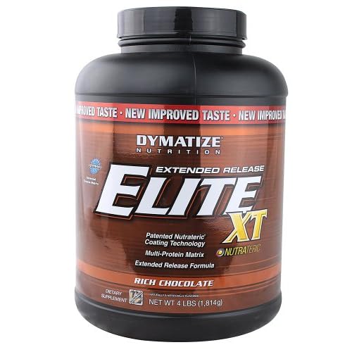 Dymatize Elite XT Extended Release Rich Chocolate -- 4 lbs image
