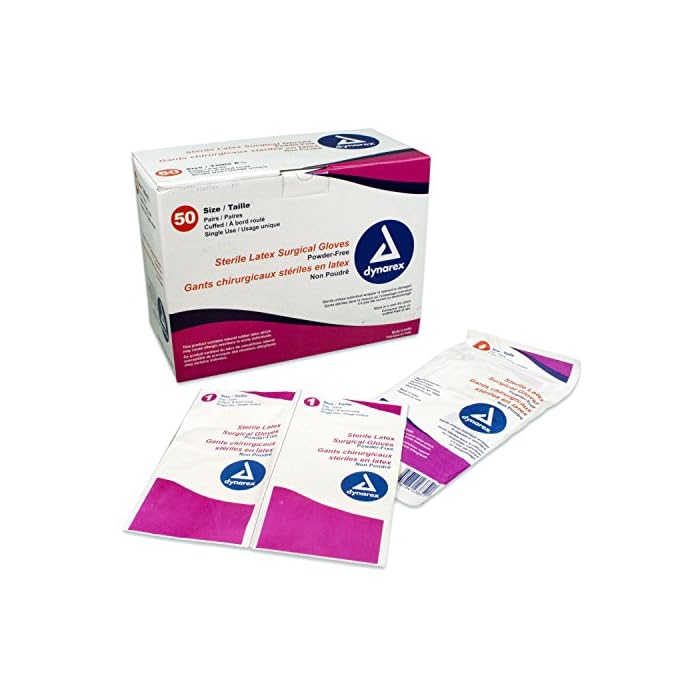 Surgeon's Latex Ster Gloves Powder-Free - 8 - 50/Box