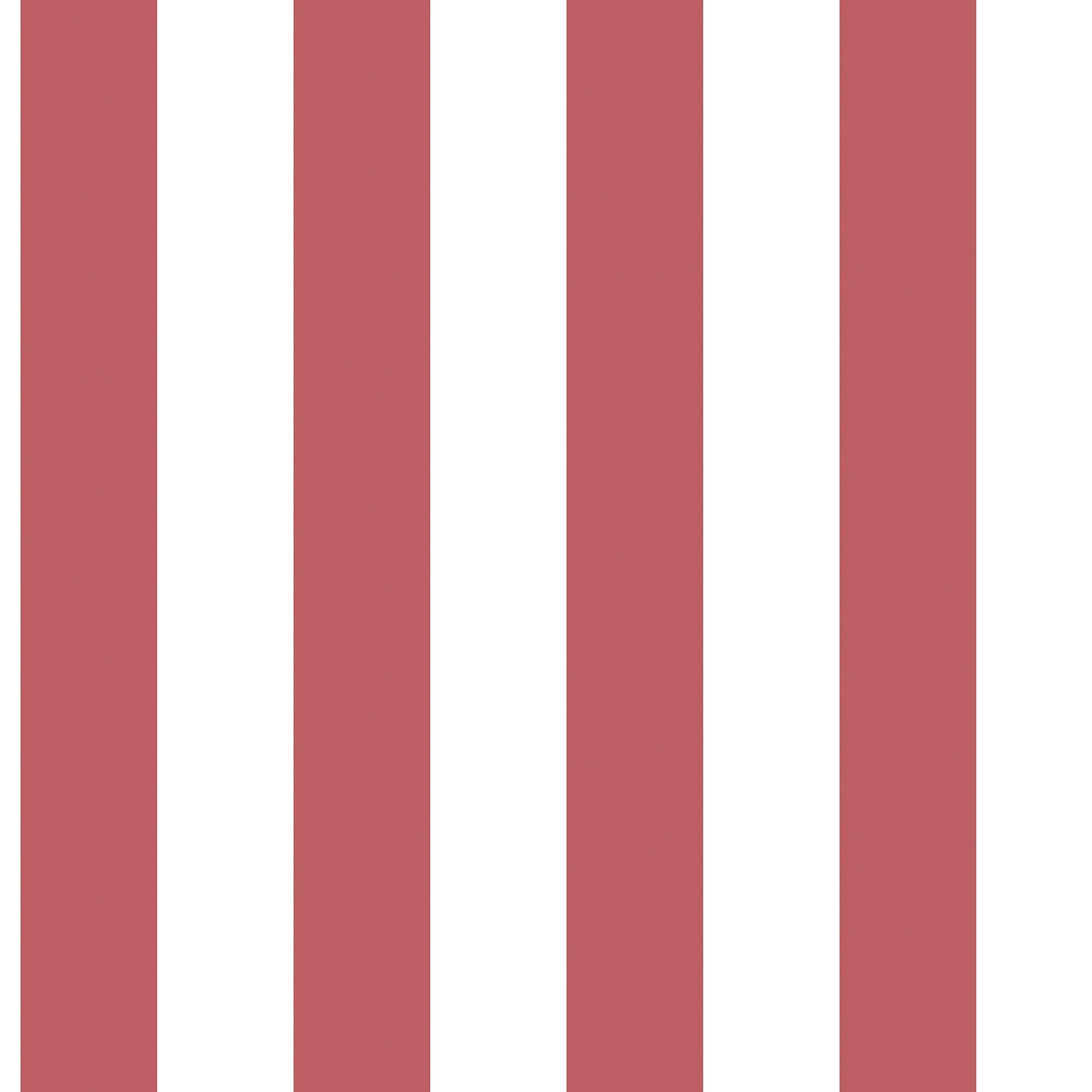 Galerie G67525 Smart Stripes 2, Two Colour Stripes Design Wallpaper, Red/White, 10m x 53cm