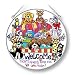 Amia 5192 Circle Suncatcher Hand-Painted on Glass, Welcome Dog Theme, 6-1/2-Inch, Large