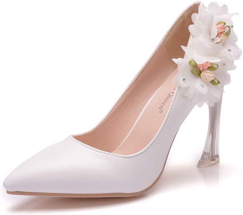 clear wedding shoes for bride
