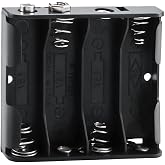 4 x AA Battery Holder with Standard snap Connector, Part # BH341 (1 PACK)