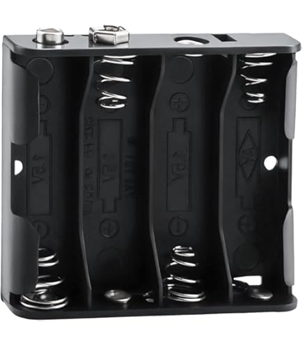 Amazon.com: Battery Holder 4XAA SNAP SNAP FIT Opposite Side