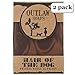 Hair of the Dog Handmade Whiskey-Scented Soap - Whiskey, Tobacco, and Coffee - Men's and Women's Bar Soap - 2 Pack - Outlaw