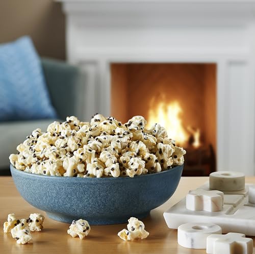 HERSHEY’S COOKIES N CRÈME, 5.25OZ GROCERY SIZED BAG, POPCORN DRIZZLED IN WHITE CREME AND COOKIE BITS, READY TO EAT, SAVORY SNACK, SWEET AND SALTY