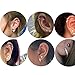 Sterling Silver Small Hoop Earrings for Women 13mm Hypoallergenic Cartilage Earrings Hoop Dainty Cubic Zirconia Cuff Huggie Earrings Helix Conch Earrings