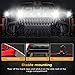 AMBOTHER 60” Truck Bed Lights LED Strip Flexible Light with On-Off Switch Fuse 2-Way Splitter Cable for Cargo Boat Pickup RV SUV, No-Drill, 1 Year Warranty, White Light, 2 PCS