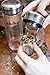 Tea Tumbler with Infuser for Iced Tea and Fruit Infusions - Glass Teapot Includes Stainless Steel Filter Basket and Double Wall Insulated Glass - Tea Bottle with Metal Steeper for Warm or Ice Tea