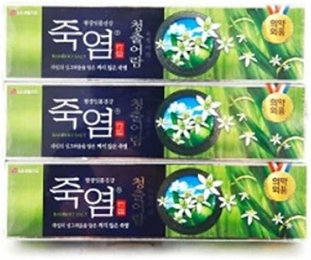Bamboo Salt with Blue Bamboo Premium Toothpaste 2.2 Ounce Unit(pack of 3)