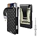 Credit Card Holder Ridge Wallet, RFID-Blocking Slim Aliminum Minimalist Metal Wallet with Money Clip, Card Holder Wallet for Men, Reliable Money Credit Card Protector