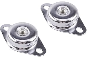 JINLANONLY 2pcs M10 Bell Type Vibration Mounts，Compression-Shear Cup Mount, Vibration Damper, Isolators Rubber Mounts, Shock Absorber Damper Bracket Anit Vibration Pad Bell Mount Feet
