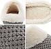 ULTRAIDEAS Women's Lamb-hug Comfy Fleece House Slippers Memory Foam, Slip-on House Shoes Indoor Outdoor (Grey, Size 11-12)
