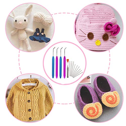 4 ZX+Knitting+Ergonomic+Handles+Large+eye