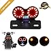 GreenClick 40W Motorcycle Tail Lights Universal Led Turn Signal and Brake Lights with License Plate Bracket for Harley Honda Yamaha Suzuki Kawasaki