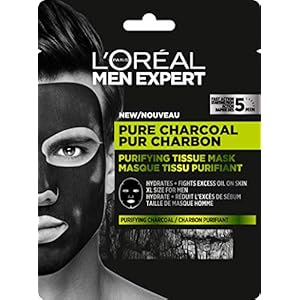 LOreal-Men-Expert-Pure-Charcoal-Purifying-Tissue-Face-Mask-for-Men-30g L'Oréal Men Expert Pure Charcoal Purifying Tissue Face Mask for Men 30g