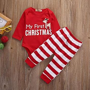 newborn baby christmas pajamas