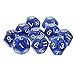 Pack of 10pcs Blue Twelve Sided D12 Dice Playing D&D Warhammer RPG Board Game Favours