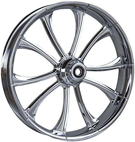 RC Components Maverick Chrome 21" Front and Rear Wheel Tire Package for 2008 Harley-Davidson Touring models with ABS brakes - RCWP-08ABS-MAVERICK