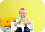 MAM Clip 2 Pack Soother Clips Adjustable Lightweight White Blue Strap view 4