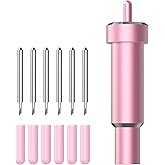 Artarron 6 Pcs Bonded-Fabric Blades+housing for Cutting Bonded Polyester | Fabric Bonded Blade and Housing for Maker 4/Maker 3/Maker/Explore 3/Explore Air 2/Air, Cutting Silk,Cotton,Stocking Stuffers