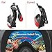 Snorkel Mask,FITFORT Full Face 180° Panoramic GoPro Compatible Foldable Airtube Anti-Fog Easy Breath with Larger viewing Design for Adults and Kids-Red&Black(M Code)