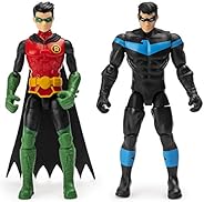 BATMAN, 4-Inch ROBIN and NIGHTWING Action Figures with 6 Mystery Accessories