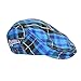 Royal & Awesome Men's Golf Hat, Blue Plaid, One Size