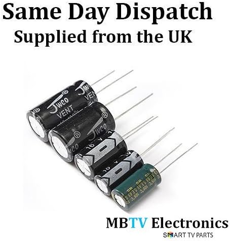 5 x 100UF 16V RADIAL LEAD ALUMINIUM ELECTROLYTIC CAPACITORS (105C) 5mm x 7mm (PACK OF 5)
