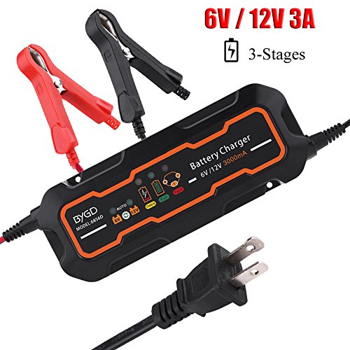Fully Automatic Battery Charger Maintainer 6v 12v 3a Small