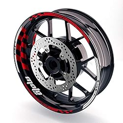MC MOTOPARTS 17 inch Wheel Rim Stickers Decals Tape