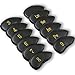 Golf iron club head covers set PU leather golf iron covers - Attractively embroidered golf iron club covers - Suitable for right/left handed ladies' and gentlemen's clubs
