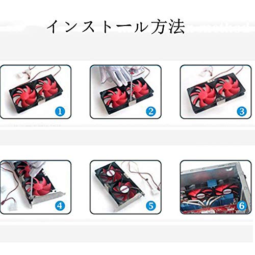 SiyuXinyi Chassis Fan Bracket, Graphics Card Cooling Fan Bracket