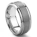 9MM Tungsten Carbide Men's Wedding Band Ring in Comfort Fit and Matte Finish Size 7-13.5