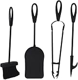 Trendi Black Waterloo Coal Hod Scuttle Fireside Bucket & 5 Piece Companion Set view 6