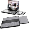 AboveTEK Bureau Portable pour Ordinateur Portable avec Plateau rétractable pour Tapis de Souris Gauche/Droite…