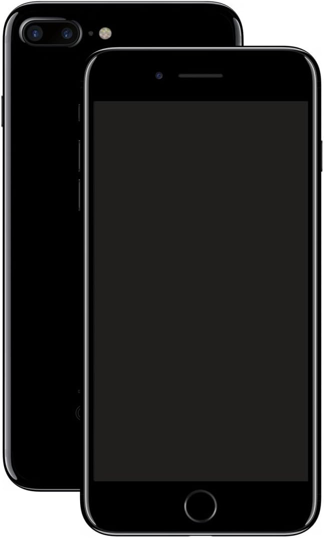 Non-Working Toy Phone 1:1 Scale Replica Dummy Display Phone Model for i7 Plus (5.5" Jet Black)