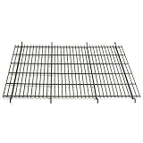 ProSelect Floor Grates for Black Cages - Durable and Versatile Grates to Keep Pets Elevated in ProSelect Wire Crates - Medium/Large, Black