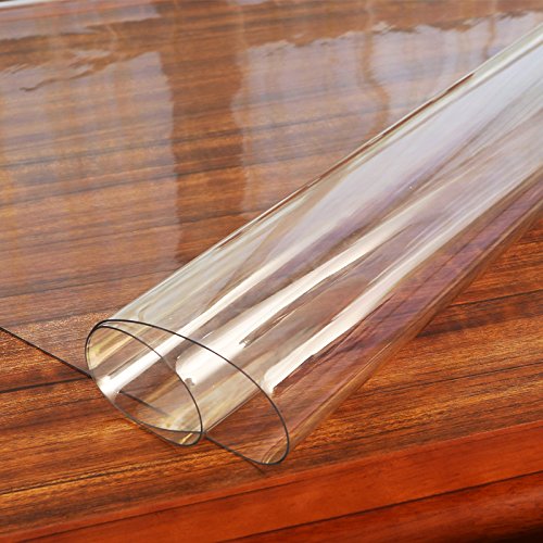 Do4U PVC Waterproof Tablecloths Protector For Kitchen Table Desk Marble