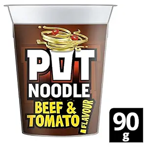 Pot Noodle Beef &amp; Tomato - 90g (0.2lbs)