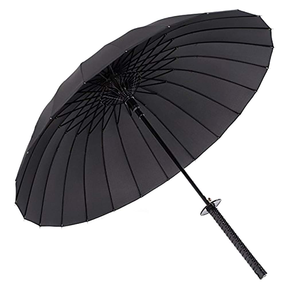 Photo 1 of **usedone used and the other new**Creative Long Handle Large Windproof Umbrella Japanese Sun Rain Straight Umbrella Manual Open 2pcs 