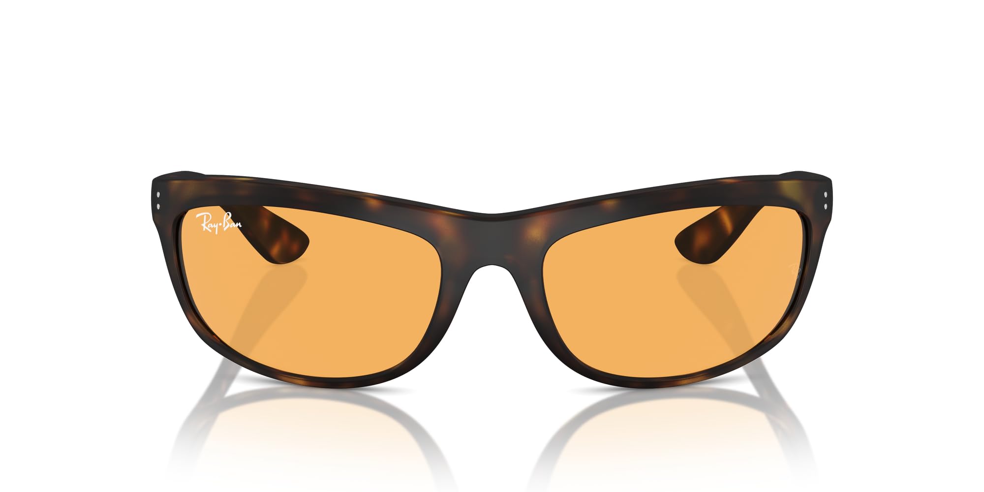 Photo 1 of *NO LENSES* Ray-Ban RB4089 Balorama Sunglasses, Matte Havana/Orange, 62 mm