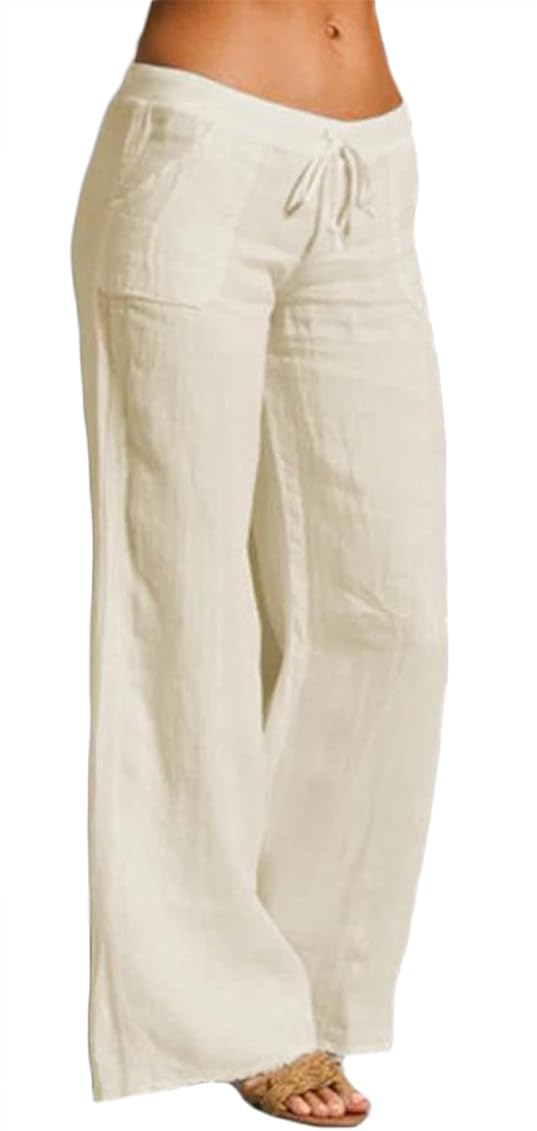 Drawstring Wide Leg Yoga Pants