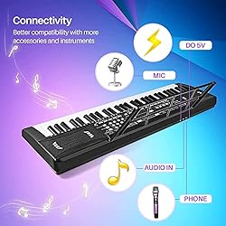 61 Keys Electronic Digital piano, portable Keyboard
