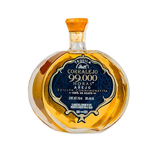 Corralejo Tequila 99,000 HORAS AÑEJO 100% de Agave 38% Vol. 0,7l