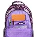 J World New York Cornelia Backpack, Purple Flower, One Size