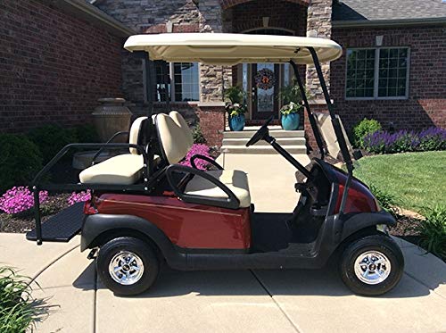 Golf Cart 8" Wheel Covers Hubcaps, Set of 4 - EZGO, Club Car, Yamaha, Chrome SS Design - Thumbnail 3