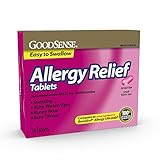 GoodSense Allergy Relief, 25mg Diphedryl Allergy Tablets, 24 Count