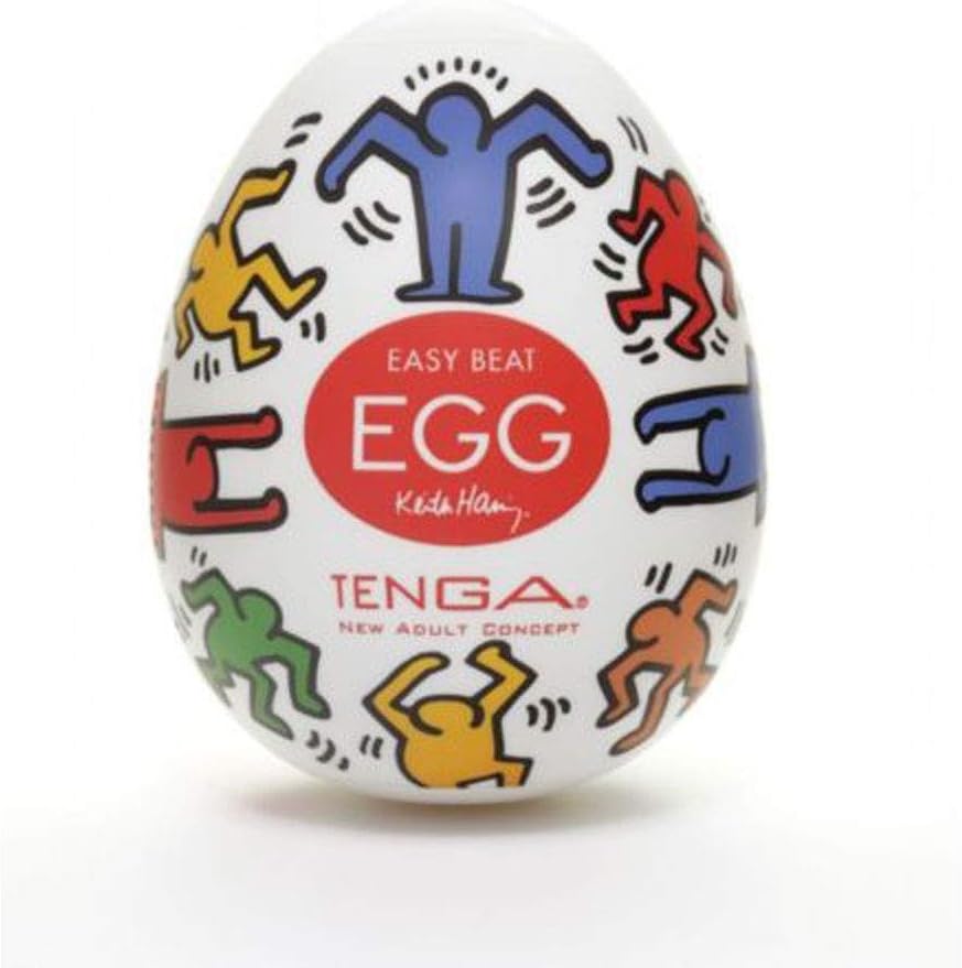USA Shipping Easy Beat Egg- Keith Haring Dance with Lube